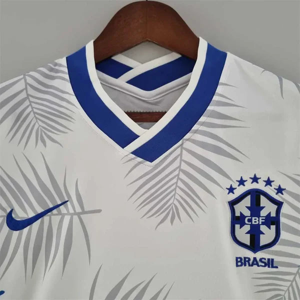 Maillot Brésil ’Feuilles Bleu’ 24/25