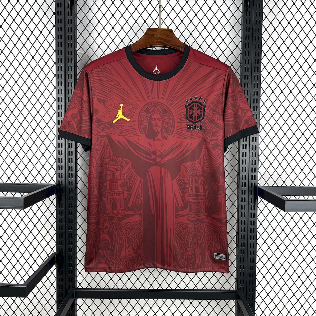 Maillot Brésil x Jordan Red Spécial édition 2025