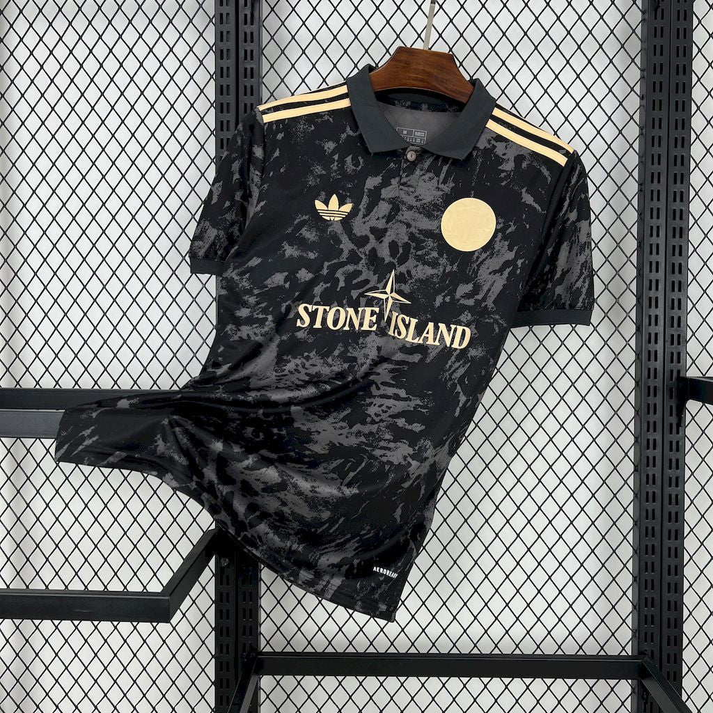 Maillot Ajax x Stone Island Black Special Edition 2025