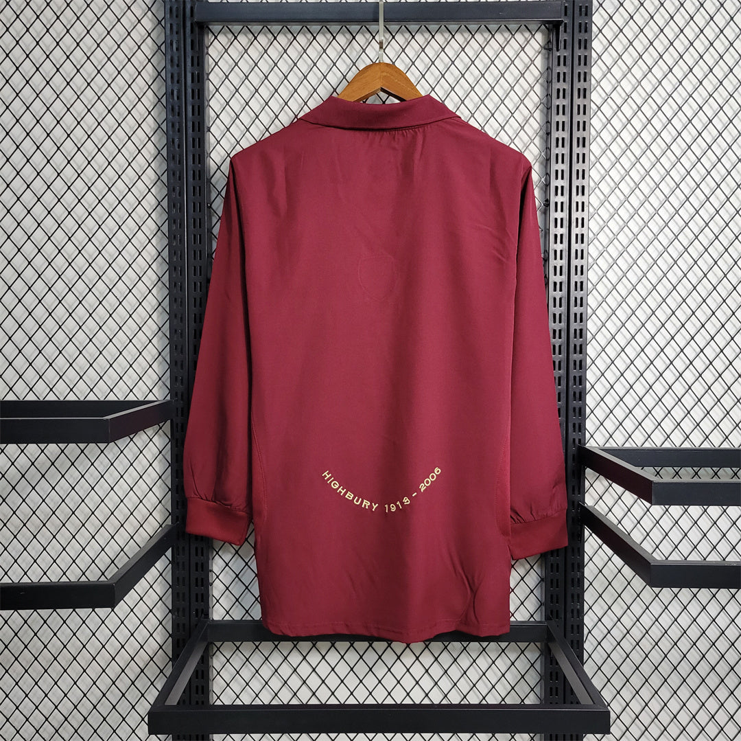 Maillot Arsenal domicile manche longue ’rouge’ 2006/2007