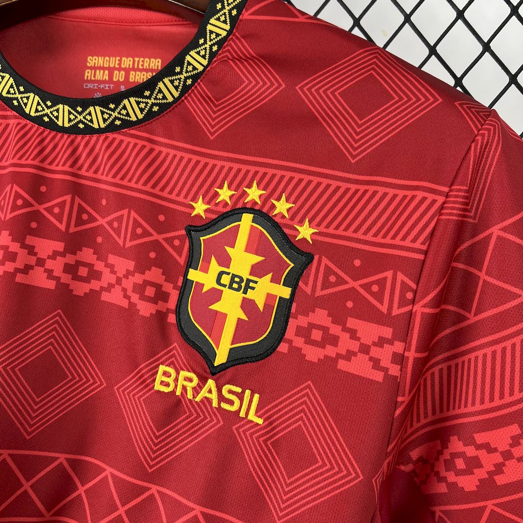 Maillot Brésil x Jordan édition rouge 2025