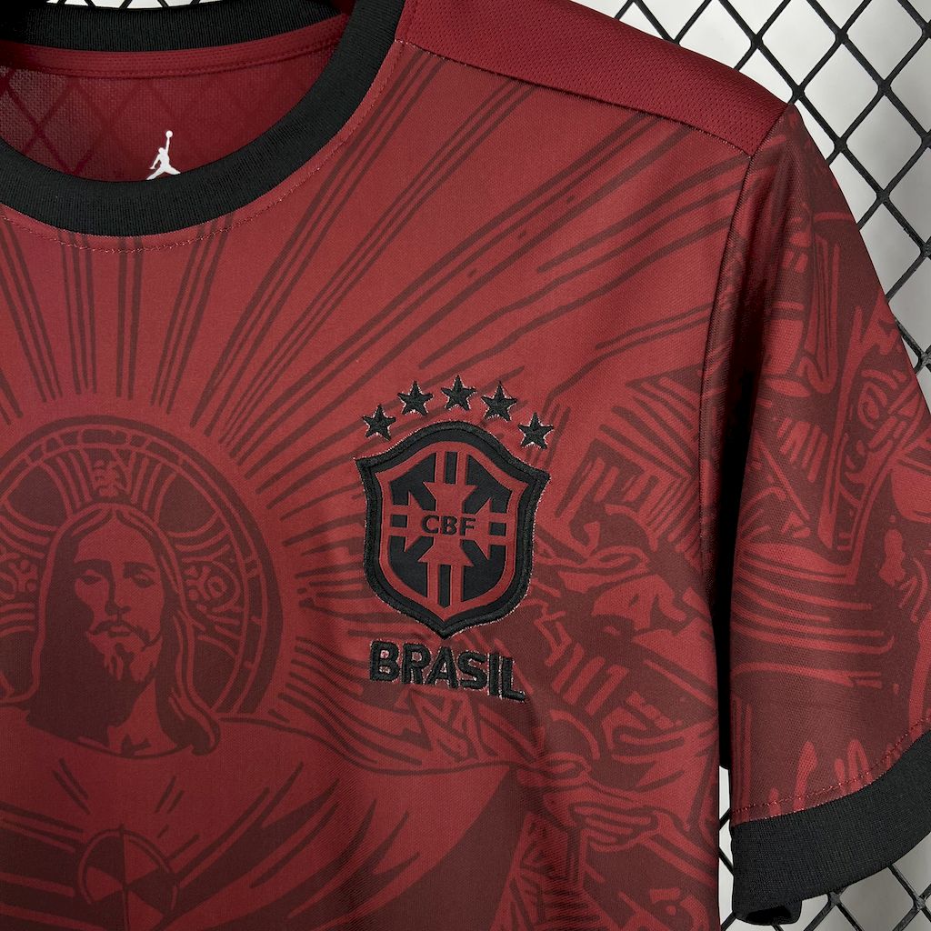 Maillot Brésil x Jordan Red Spécial édition 2025