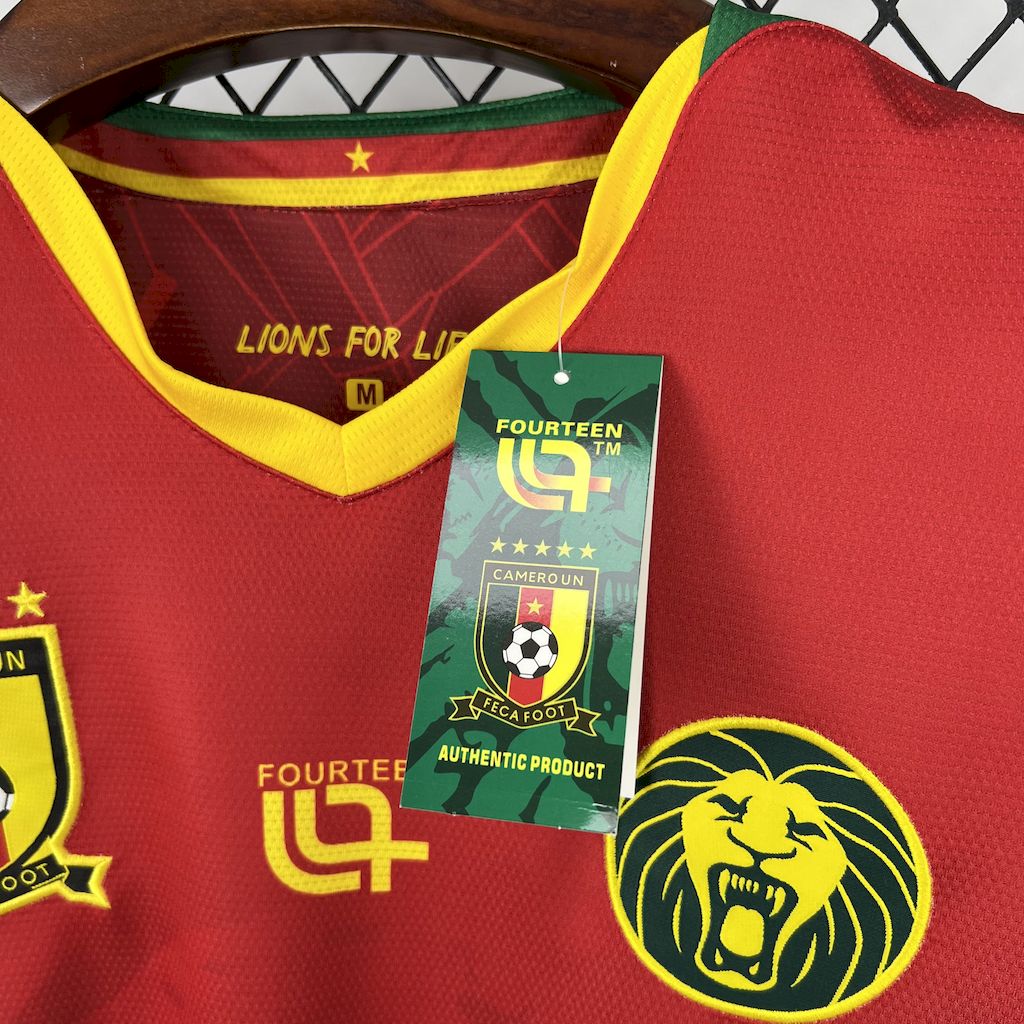 Maillot Cameroun domicile ’rouge’ 2025