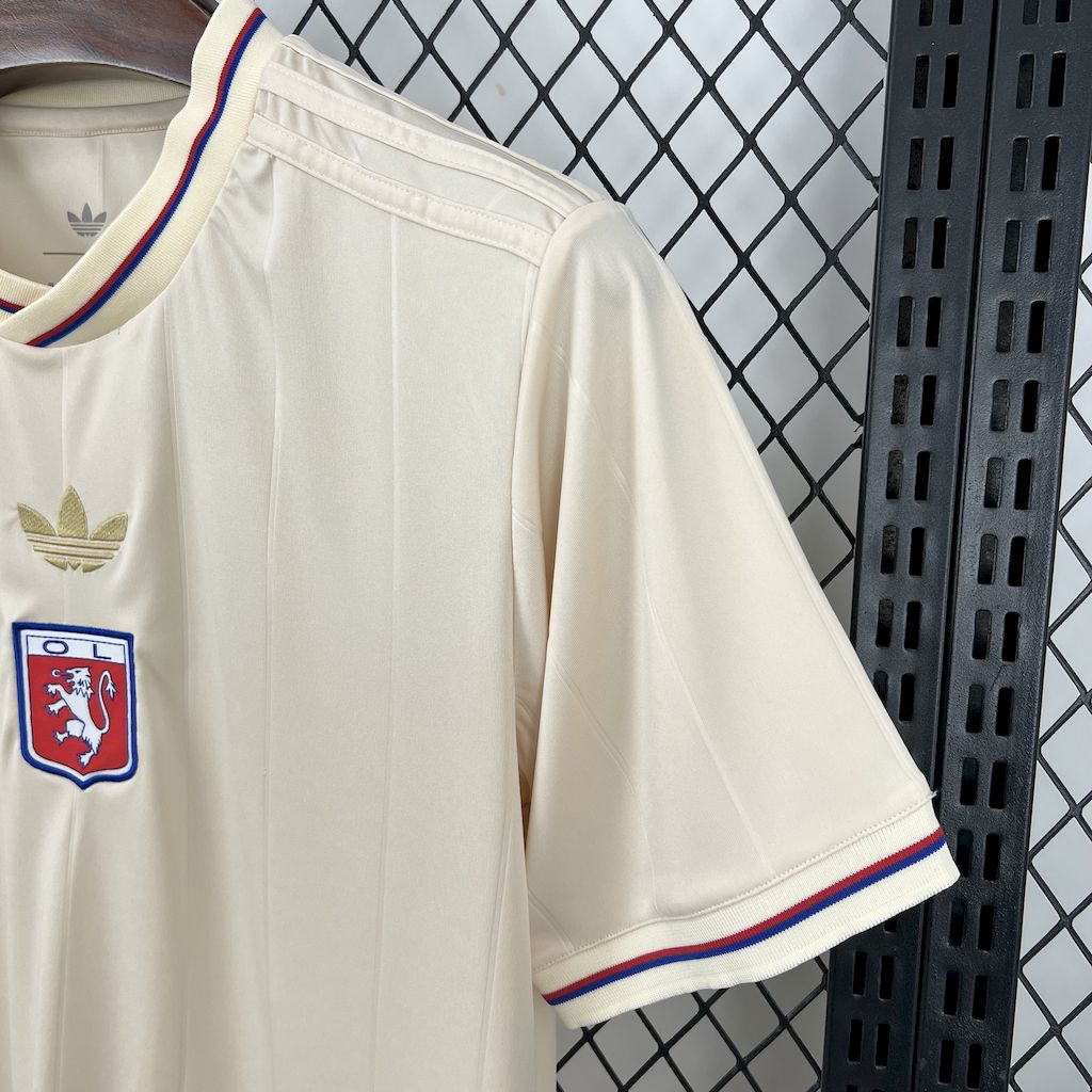 Maillot Olympique lyonnais ’beige’ 75 Years